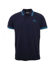 Kappa Ανδρική Μπλούζα Polo Κοντομάνικη Navy Μπλε 709361-19-4024