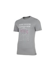4F Ανδρικό T-shirt Γκρι με Στάμπα H4Z22-TSM029-24S