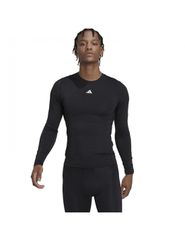 Adidas Techfit Training Ανδρική Αθλητική Μπλούζα Μακρυμάνικη Μαύρη HK2336