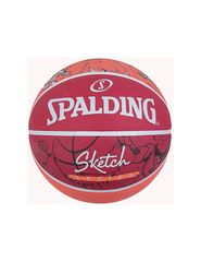 Spalding Sketch Dribble Μπάλα Μπάσκετ Outdoor 84-381Z1