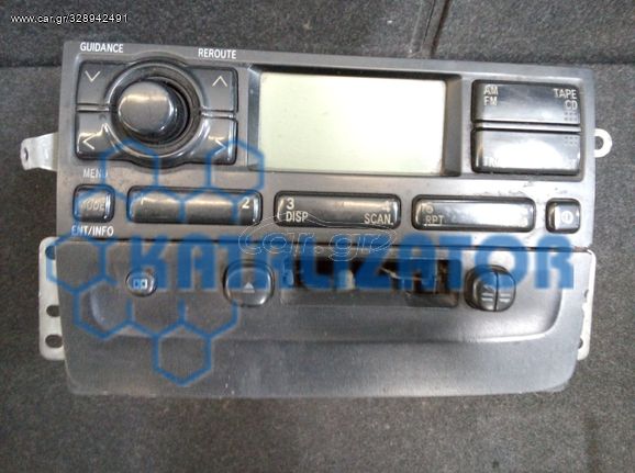 TOYOTA AVENSIS 1999-2003 ΡΑΔΙΟ/CD/ΚΑΣΕΤΟΦΩΝΑ ΕΡΓΟΣΤΑΣΙΑΚΟ ΡΑΔΙΟΚΑΣΕΤΟΦΩΝΟ