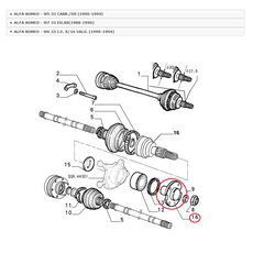 Μουαγιέ μπροστά τροχού Alfa Romeo 33-thumb-2