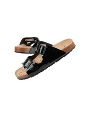 Abeba Sandals Black W 8088 work slippers-thumb-1