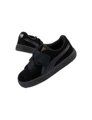 Puma Παιδικό Sneaker Suede Heart Μαύρο 364918-06
