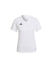 Adidas Γυναικείο Αθλητικό T-shirt με V Λαιμόκοψη Λευκό HC0442