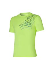 Mizuno Core Ανδρικό Αθλητικό T-shirt Κοντομάνικο Κίτρινο J2GA205737