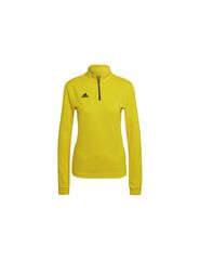 Adidas Entrada 22 Χειμερινή Γυναικεία Μπλούζα Μακρυμάνικη με Φερμουάρ Κίτρινη HI2130