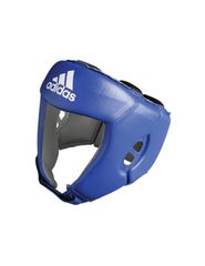 Adidas AIBAH1 Κάσκα Πυγμαχίας Ενηλίκων Aνοιχτού Τύπου Δερμάτινη Μπλε