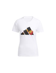 Adidas AERODRY Γυναικείο Αθλητικό T-shirt Floral Λευκό HA6659