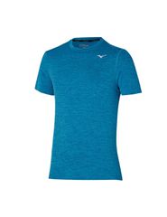 Mizuno Impulse Core Ανδρικό Αθλητικό T-shirt Κοντομάνικο Μπλε J2GA751920