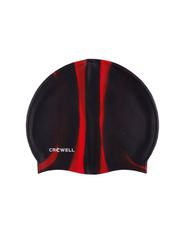 Crowell Multi-Flame MULTI-FLAME-01 Σκουφάκι Κολύμβησης Ενηλίκων από Σιλικόνη Μαύρο