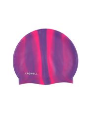 Crowell Multi Flame 05 Σκουφάκι Κολύμβησης Ενηλίκων από Σιλικόνη Πολύχρωμο