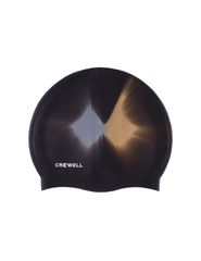 Crowell Multi Flame 08 Σκουφάκι Κολύμβησης Ενηλίκων από Σιλικόνη Μαύρο