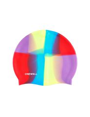 Crowell Multi-Flame MULTI-FLAME-10 Σκουφάκι Κολύμβησης Ενηλίκων από Σιλικόνη Πολύχρωμο