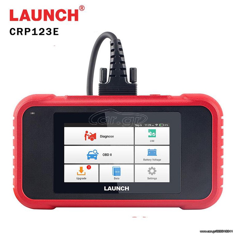 ΔΙΑΓΝΩΣΤΙΚΟ LAUNCH  CRP123E OBD II ABS SRS & CAN CODE READER (ΠΕΤΡΕΛΑΙΟ-ΒΕΝΖΙΝΗ)