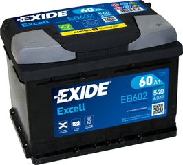 Exide EB602 Μπαταρία Αυτοκινήτου EXCELL 12V 60Ah/540A Δεξιά