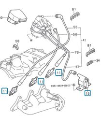 Μπουζί RN9YC Piaggio Porter 1000 CB 41 Pick-Van  ZAPS85 438041