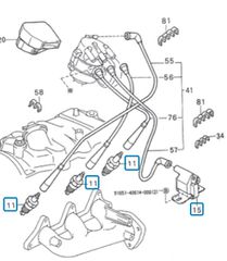 Μπουζί RN9YC Piaggio Porter 1000 CB 41 Pick-Van ZAPS85 438041