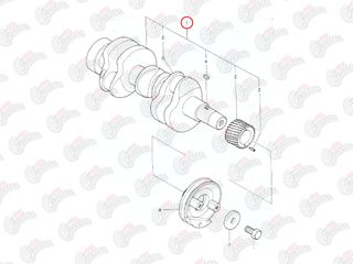 Στρόφαλος Yanmar: 729152-21700-thumb-1