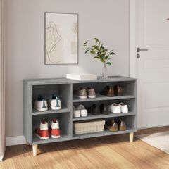 Παπουτσοθήκη Γκρι Sonoma 102x36x60 εκ. από Επεξεργασμένο Ξύλο 819746