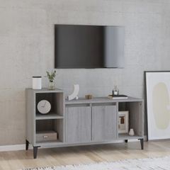 Έπιπλο Τηλεόρασης Γκρι Sonoma 100x35x55 εκ. από Επεξεργ. Ξύλο 821186