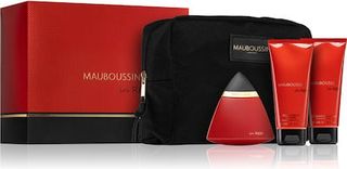 MAUBOUSSIN Mauboussin In Red SET: EDP 100ml + body lotion 100ml + shower gel 100ml + pouch