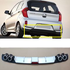 ΠΙΣΩ ΣΠΟΙΛΕΡ Rear Bumper Spoiler Diffuser Kia Picanto 2017+