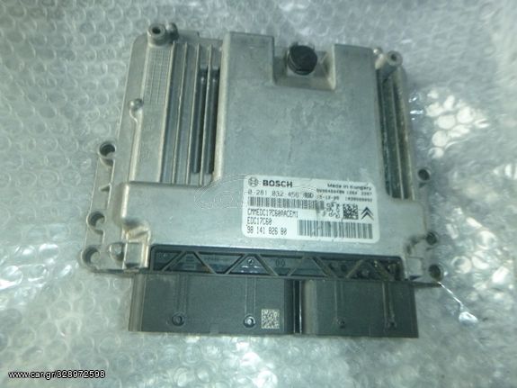 PEUGEOT 208 0281032456 BOSCH 9814182680 EDC17C60 9806460480 ΕΓΚΕΦΑΛΟΣ ΜΟΤΕΡ 1.6 HDI