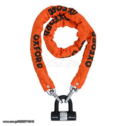 Chain with fastener OXFORD colour orange 1,5m