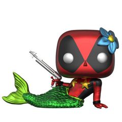 Set figure POP & Tee Marvel Deadpool Mermaid Exclusive Large-thumb-1