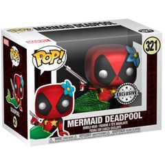 Set figure POP & Tee Marvel Deadpool Mermaid Exclusive Large-thumb-3