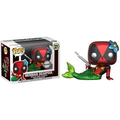 Set figure POP & Tee Marvel Deadpool Mermaid Exclusive Large-thumb-2