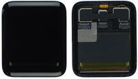 For iPhone/iPad (AWS3G3801B) OLED (soft) Touchscreen - Black, (Pulled) for model Watch Series 3 gps - 38 mm