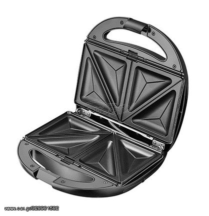 Adler AD 3040 sandwich maker 1200 W Black, Grey