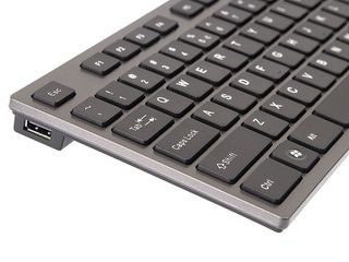 A4Tech KV-300H keyboard USB QWERTY Black, Grey-thumb-2
