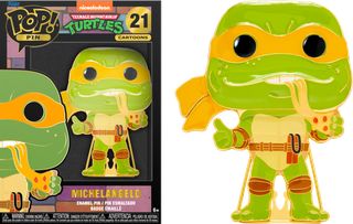 TEENAGE MUTANT NINJA TURTLES- Pop Large Enamel Pin N° 21- Michelangelo