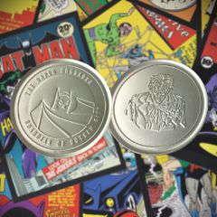 DC COMICS - Batman & The Joker - Metal Coasters Set of 4 89mm diameter