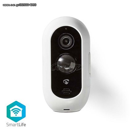 WiFi επαναφορτιζόμενη IP κάμερα Full HD 1080p, για εξωτερικούς χώρους, με αισθητήρα κίνησης PIR, νυχτερινή όραση και δυνατότητα καταγραφής σε cloud WIFICBO30WT