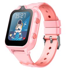 Wonlex KT18 Android 8.1 4G παιδικό smartwatch με 2 κάμερες / GPS/ SOS/ βιντεοκλήση- WiFi- Bluetooth (ροζ χρώμα)-thumb-3