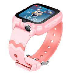 Wonlex KT18 Android 8.1 4G παιδικό smartwatch με 2 κάμερες / GPS/ SOS/ βιντεοκλήση- WiFi- Bluetooth (ροζ χρώμα)-thumb-1