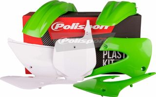 Κωδ.214672 Polisport σετ πλαστικά 90462 MX Replica Plastics για KAWASAKI KX 85 II 19/16 07-13 / KAWASAKI KX 85 I 17/14 07-13 / KAWASAKI KX 85 17/14 01-06 πράσιν τηλ.215-215-8211