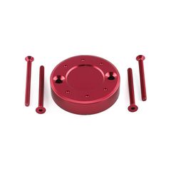 ΚΑΠΑΚΙ ΔΟΧΕΙΟΥ ΦΡΕΝΩΝ ALUMINIUM RESERVOIR CAP ROUND FRONT BRAKE RED RESR60Z1R | PRO BOLT