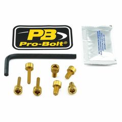 Κωδ.223055 Pro Bolt σετ βίδες τάπας τεπόζιτου 7τεμ Αλουμίνιο THO089G για HONDA CBR 600 RR 03-12 / HONDA CB 1000 R ABS 08-16 χρυσό τηλ.215-215-8211