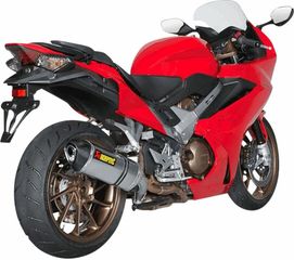 Κωδ.224404 Akrapovic τελικό εξάτμισης Slip-On Line Triangle Slash-Cut S-H8SO3-HRT για HONDA VFR 800 X ABS 14-16 τηλ.215-215-8211