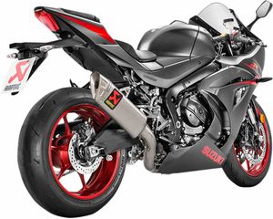 Κωδ.224472 Akrapovic ολόσωμη εξάτμιση Τιτάνιο Evolution Conical Slash-Cut S-S10E3-APLT ασημί τηλ.215-215-8211