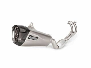 Κωδ.224496 Akrapovic ολόσωμη εξάτμιση Racing Line Muffler Shape # 17 Conical S-Y5R3-HZEMT/1 για YAMAHA XP 530 T-Max ABS 17-19 τηλ.215-215-8211