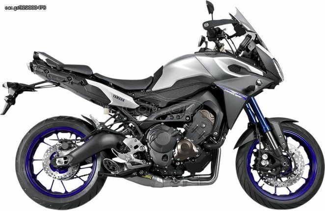 Κωδ.224508 Akrapovic ολόσωμη εξάτμιση Racing Line S-Y9R3-HAFT για YAMAHA MT-09 ABS 14-16 / YAMAHA MT-09 14-16 ασημί τηλ.215-215-8211