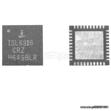 Controller IC Chip - MOSFET ISL6316CRZ ISL6316 CRZ chip for laptop - Ολοκληρωμένο τσιπ φορητού υπολογιστή (Κωδ.1-CHIP0517)
