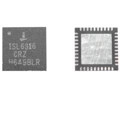 Controller IC Chip - MOSFET ISL6316CRZ ISL6316 CRZ chip for laptop - Ολοκληρωμένο τσιπ φορητού υπολογιστή (Κωδ.1-CHIP0517)