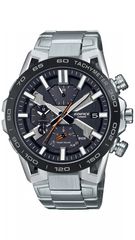 Ρολόι Casio Edifice Solar Power Bluetooth με ασημί μπρασελέ EQB-2000DB-1AER